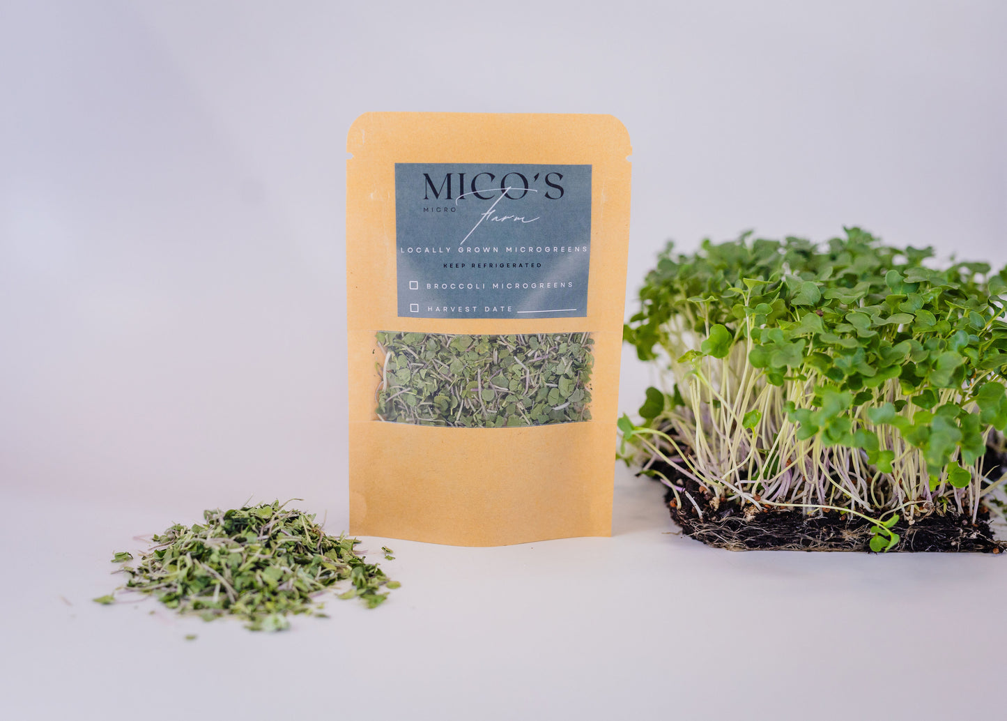 Freeze-Dried Broccoli Microgreens