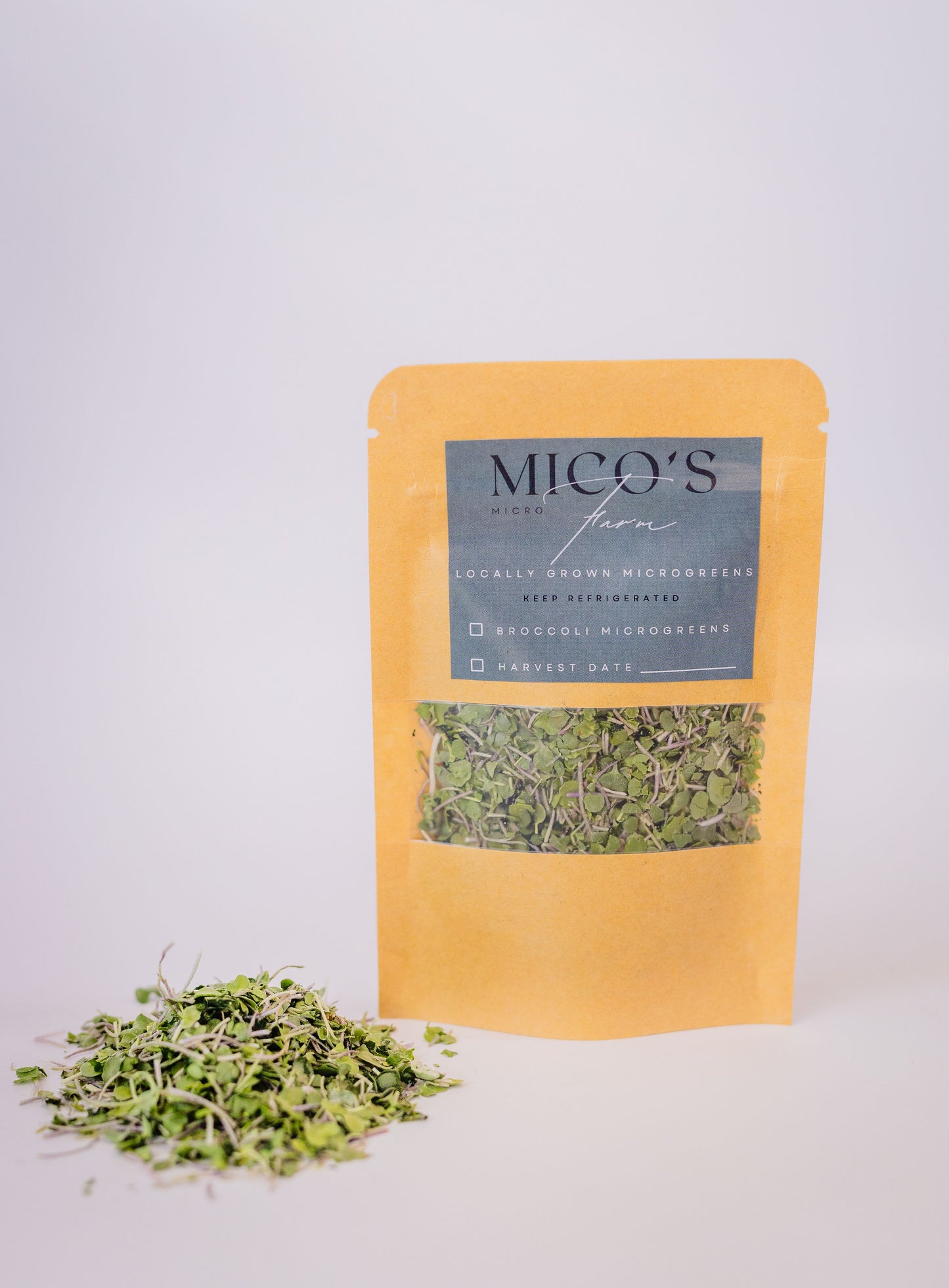 Freeze-Dried Broccoli Microgreens